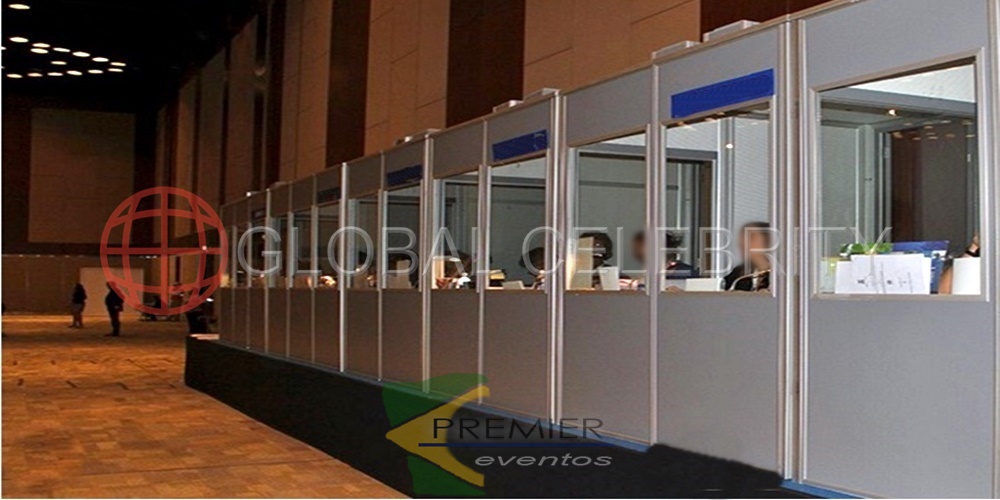 Locação e montagem de equipamentos e infraestrutura - Tradução simultânea Brasil